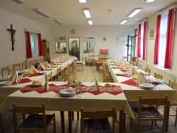 jidelna pred svatbou